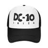 Ball Caps Klasik Unisex DC-10 Ibiza kulüp kamyoncu şapkası Yetişkin ayarlanabilir beyzbol şapkası erkekler kadın hip hop snapback şapkalar