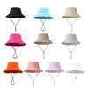 Brede rand hoeden emmer volwassen zomer hoed schattige dames buiten sportvisser cap voor vrouwelijke tieners casual zonnebrandcrème 230823