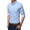 メンズカジュアルシャツtfetters est cotton men sharth longleseve lign ligning colument relument fit plus size230823