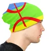 Berets flaga Amazigh Slouchy Beanie Men kobiety Hippie Winter Skullies czapka dla dorosłych berber tifinagh dumna czapka z czapką