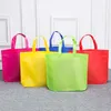 Storage Bags Reusable Shopping Bag Non Woven Handbag Foldable Tote Pouch For Women Large Shopper Party Supply Gift Toys