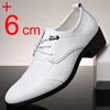 Kleding schoenen mannen kleding schoenen lift schoenen casual zakelijk verhoogde schoenen voor mannen 6 cm highter verhoogde masculino langere trouwschoenen 230823