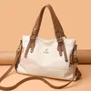 Avondtassen Merken Zacht lederen handtassen voor dames Vintage schoudertas Luxe designer dames portemonnee met grote capaciteit Sac A Main 230824