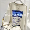 Casual round neck hoodie women luxury 2023 autumn and winter new small Korean version loose ins trend lazy style niche design sense hoodie