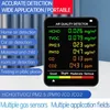 Analiza węgla 6 w 1 PM2.5 PM10 HCHO TVOC CO CO2 Detektor jakości powietrza CO2 Formaldehydu Monitor Home Office Air Tester 230823