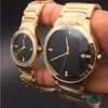 Nouvelle mode homme femme montre mouvement à quartz montre de luxe pour homme FEMMES montre-bracelet en acier montres rd08266W