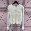 Designer Pullover Magli Pullover Womens Preppy Patchwork in maglia da maglia da design Design Shirt Knitwear a 3 colori