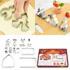 Bakgereedschap 18 stks Kerstmis Roestvrij staal Cookie 3d Three Diy onregelmatig gereedschap Food Mini Portable