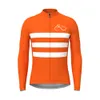 Camisas de ciclismo Tops Rayas Hombres Jerseys Verano Manga larga Mountain Road Bike QuickDry Ropa de bicicleta 230824