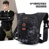 Men Motorcycle Rider Belt Bum Fanny Waist Pack Assault Thigh Bags Messenger Shoulder Bags Male Nylon Leg Hip Drop Bag 220112