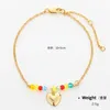 Charm Bracelets 2023 Temperament Summer Colorful Metal Pendant Bracelet Personality Bohemian Beach Wear Beaded Multi-layer Jewelry