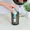 Armazenamento de cozinha Plástico descartável copo de papel de copo de copos de enxaguatório bucal para banheiro