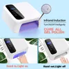 Nail Dryers Cordless Led Nail Lamp 15600mAH Professional Gel Nail Dryer Nail Polish Curling Lamp with 4 Timer Setting Salon Manicure 72W 230824