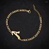 Bedelarmbanden a-z letter sieraden personaliseren initiële armbanden voor vrouwen roestvrij staal alfabetnaam Bijoux pulseiras SL131