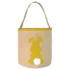 Canvas Easter Basket Bunny Ears Good Quality Gift Bag Gift Bucket Rabbit Eggs Easter Party Supplies AU24