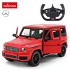 Voiture électrique / RC Modèle de voiture RC 114 MercedesBenz AMG G63 Simulation de voiture tout-terrain Classique Veichle Collection Cadeaux Jouets pour garçons Lumières de porte ouverte x0824