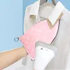 Engångshandskar handhållna mini strykplatta ärmbrädhållare värmebeständig handske för klädplagg ångare bärbart järnbord