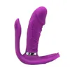 Slips Slipje Paars Innovatief 9 Modellen Verwarming Clitoris Stimulator Siliconen Penis Vibrator Duurzaam voor Thuis 230824