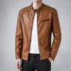 Vestes pour hommes 2023 Automne Mode Casual Vêtements en cuir Tendance et beau Jeune Moto Simple Manteau polyvalent