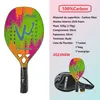 Raquetas de squash Raqueta de tenis para socios Grandes ventas Raqueta de tenis de playa de fibra de carbono y vidrio con funda protectora Cara suave 230823