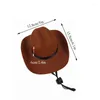 Vêtements pour chiens Chapeau pour animaux de compagnie pour chat Western Cowboy Triangle Écharpe Po Prop Cap Halloween Street Party Accessoires