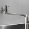 Rubinetti del lavandino da bagno rubinetto pieghevole universale cucina 304 acciaio inossidabile retrattile freddo