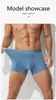 Underpants Men's underwear 3p mulberry silk 3A antibacterial 120S modal breathable seamless sexy boxer shorts stretch panties 1p 230823