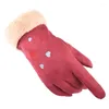 Fietsenhandschoenen winter vol vinger herfst vrouwen warm touchscreen cotton dames plus fluweel