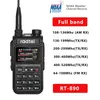 Walkie Talkie Radtel RT 890 NOAA WETTERAUSKANAL 6 Band Ham Amateur 2 Way Radio 999C Air Aviation Color Scanner Marine 230823