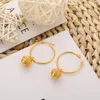 Hoop Earrings French Fashion S925 Silver Needle 14K Gold Plated With Pendant Exquisite Elegant Jewelry Women