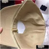 Ball Caps luksusowy designer haftowany czapka baseballowa Kobieta Summer Casual Casquette Sto Take Ochrona przeciwsłoneczna Drop dostawa DH6EV