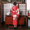 Etniska kläder Shanghai Story Kimono Yukata Evening Dress Japanese Cosplay Costume Floral One Size