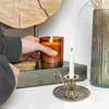 Candle Holders Candlestick Hand Halloween Wreath Handle Holder Table Modern Style Candlelight Supply Zinc Alloy Decor Dinner Party Exquisite