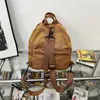 School Tassen Laptop Girl Travel Bruine Bag Fashion vrouw Student Backpack Ladies Canvas Vintage Small 230823