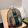 Homens Mulheres Mochilas Clássico Designer Carta Sacos Escolares Ophidia Mochila Couro Genuíno Meninas Meninos Viagem Bag2718235b