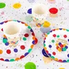 Table Cloth Luxury Disposable Plastic Balloon Rectangle Tablecloth For Kid Birthday Party Colorful