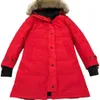 Diseñador Canadian Goose Versión de longitud media Puffer Down Chaqueta para mujer Down Parkas Invierno Abrigos gruesos y cálidos para mujer A prueba de viento Streetwear C5975