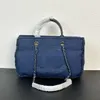 Sac de mode pour femmes, design de luxe, sac de shopping en denim, taille 23x27x12cm