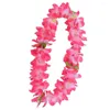 Stage Wear Fashion Hawaiian Leis Birthday Colorful Wedding Decorations Beach Garland Party Supplies Hula Flowers Necklace Vacation