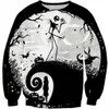 2023New Halloween 3D Skull Men tröja Hip Hop Tide Personlig huva tröja Fashion Pullover för män