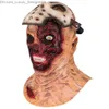 Jason Mask Halloween Dresses Fanche Party Horror Latex Mask Carnival Party Movie Killer Cosplay Chapear com máscaras de hóquei Q230824