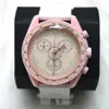 Designer relógio masculino relógio para mulher movimento relógio quartzo biocerâmica 42mm designer de luxo pulseira de náilon planeta montre edição limitada