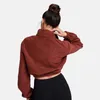 Hoodies voor dames fuzzy winter capuchon sweatshirt vrouwen lange mouw zip omhoog streetwear bijgesneden pulovers esthetische kleding sudaderas