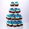Bakeware Tools 1 Set Easy Installation Smooth Edge Cupcake Holding Multi Layers Holder Stand Wedding Supplies