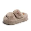 Woolly slippers 2023 new double with thick sole increase comfortable outside to wear autumn and winter Korean version shoes