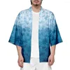 Abbigliamento etnico tradizionale cravatta cravatta cravatta giapponese Kimono Women Men Beach Cardigan Yukata Cosplay Haori Asian