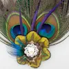Brooches Handmade High-end Ethnic Crystal Feather Pin Jewelry Corsage Designer DIY Brooch For Women Mens Hair Accessories Gift Bulk