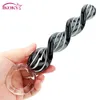 Briefs Panties IKOKY Crystal Dildo rostate Massager Glass Butt Plug Vaginal Stimulation Anal Sex Toys for Women Men piral 230824