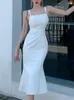 Casual Dresses Summer Spaghetti Strap Prom Dress for Women Sexig One Piece Evening BodyCon Party Birthday Club Fashion Clothing