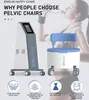 HIEMT BELVISCHE VLOER MUSCLE Gerapporteerde lichaamsbeweging Emslim Slimming Machine EMS Spierstimulator Em-stoel Vaginaal Trapport Happiness stoel schoonheidssalonapparatuur